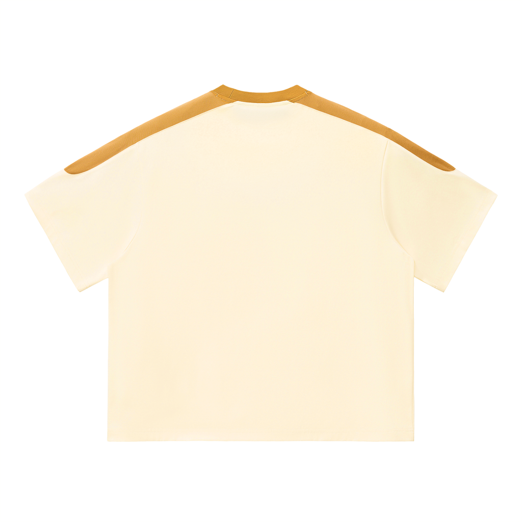 Unisex Color Block Oversized T-Shirt