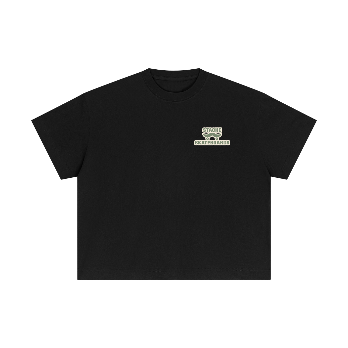 Stache Skateboards "Mr. Stache Man" Essential Cotton Boxy T-Shirt