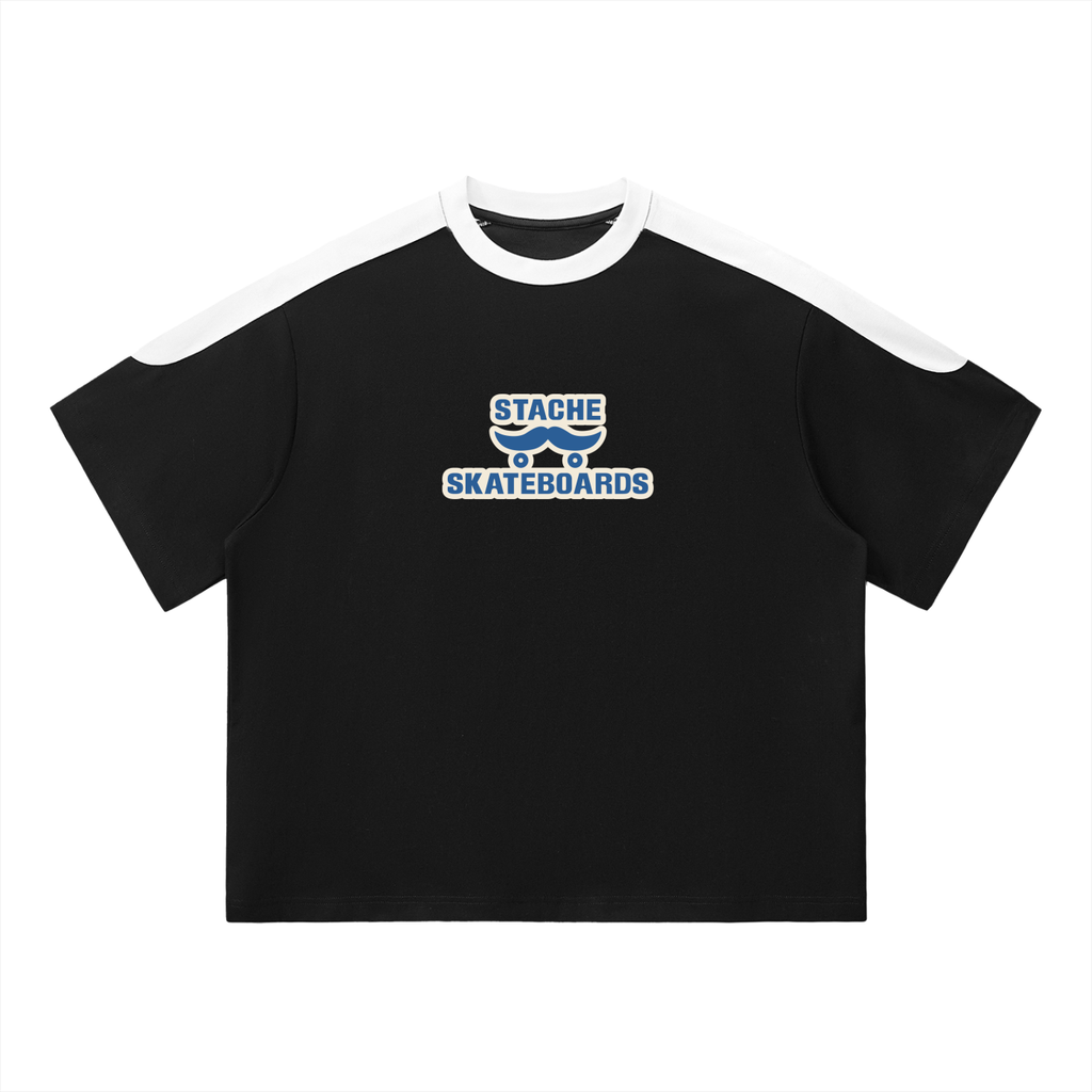 Unisex Color Block Oversized T-Shirt