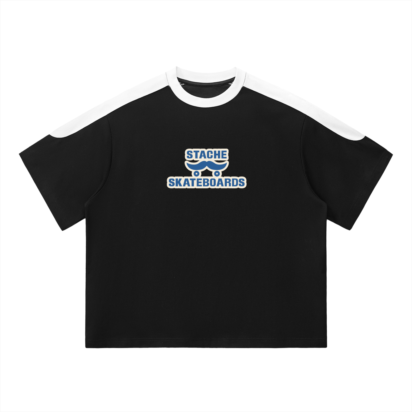 Unisex Color Block Oversized T-Shirt