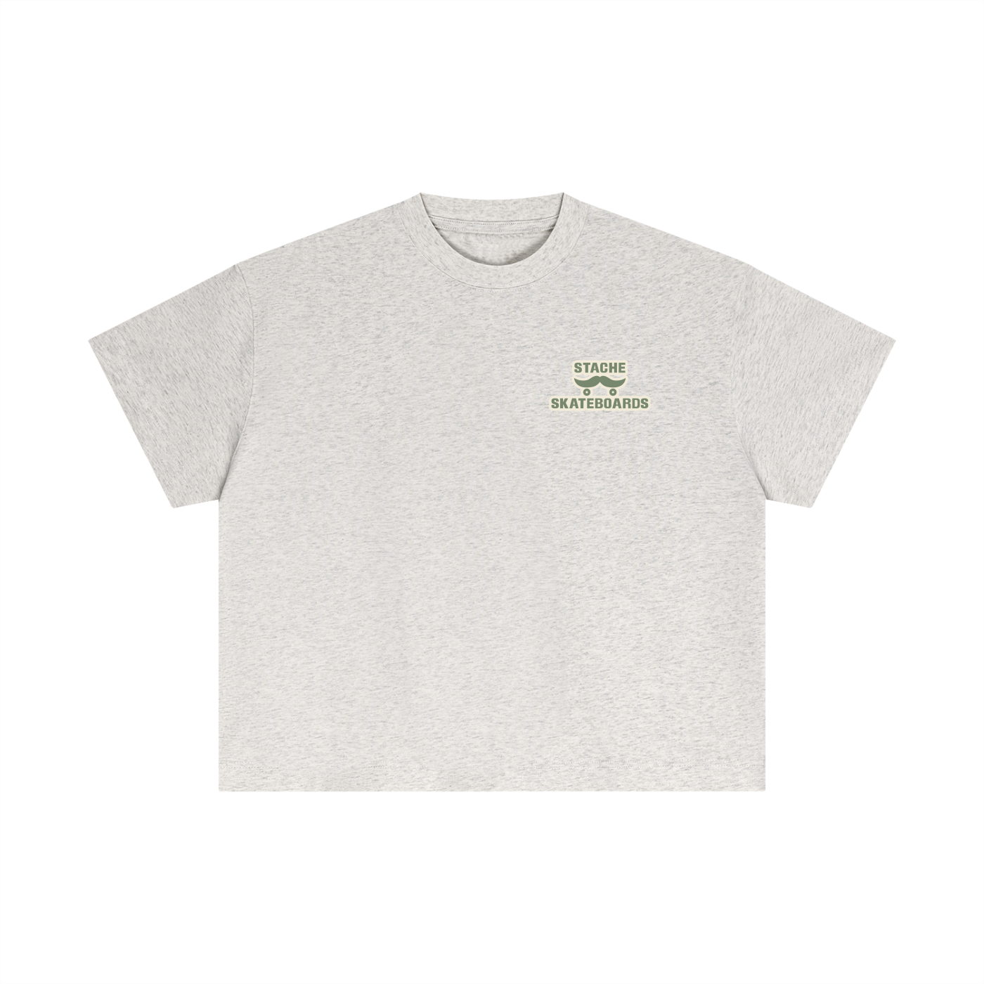 Stache Skateboards "Mr. Stache Man" Essential Cotton Boxy T-Shirt