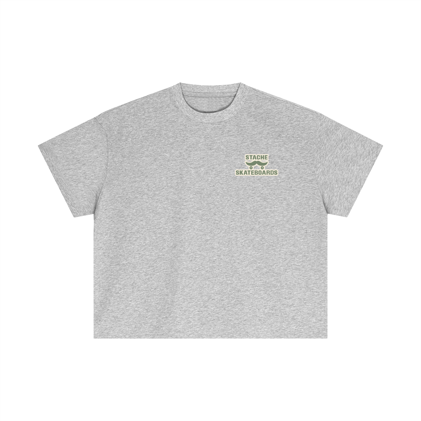 Stache Skateboards "Mr. Stache Man" Essential Cotton Boxy T-Shirt