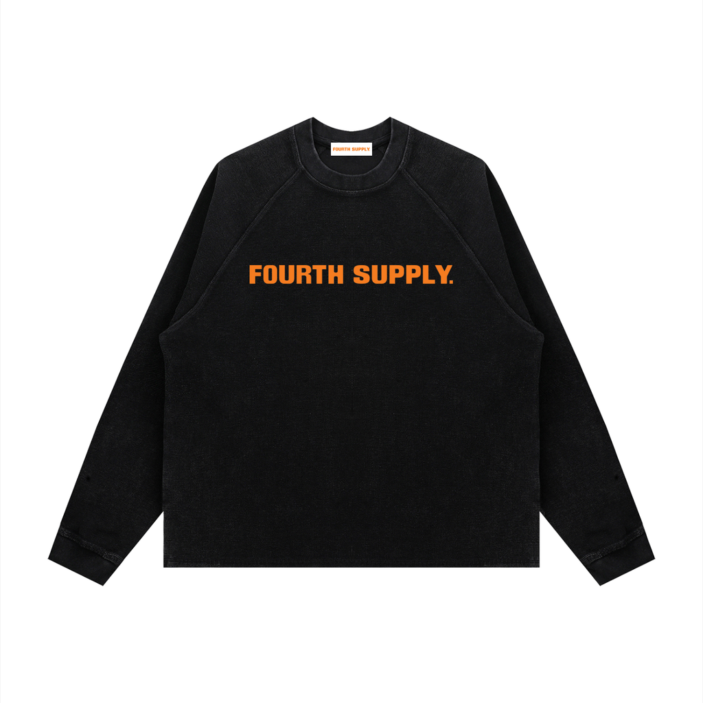 Fourth Supply Vintage Wash Boxy Waffle T-Shirt